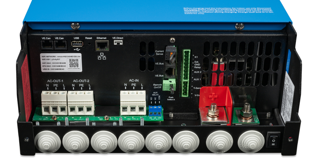 VICTRON Multiplus-II 48/5000/70-50 GX 5kVA, 48Vcc. 230 Vac. Cargador 70A. VE.Bus.