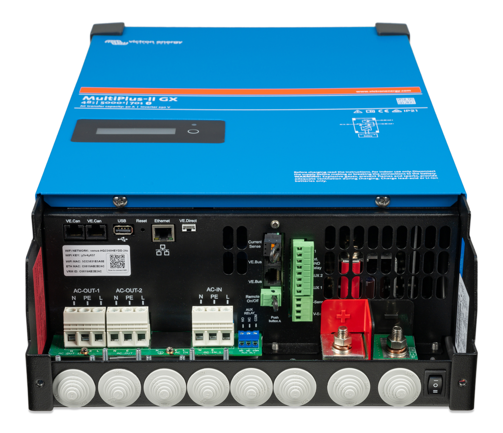 VICTRON Multiplus-II 48/5000/70-50 GX 5kVA, 48Vcc. 230 Vac. Cargador 70A. VE.Bus.