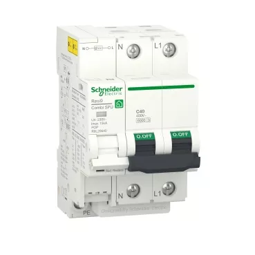 [R9L20640] Schneider Electric - Protección sobretensiones transitorias y permanentes Resi9 Combi SPU 1PN C 40A 